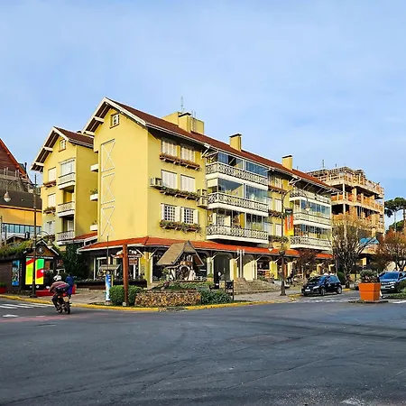 Saint Moritz 204 A 2 Quadras Da Rua Coberta Apartment Gramado Exterior photo